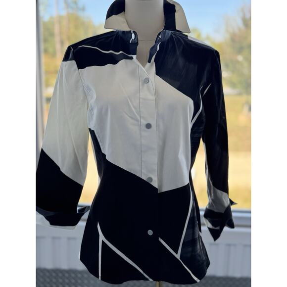 5 for $17 Linda Allard Ellen Tracy Top 8 - Picture 4 of 6